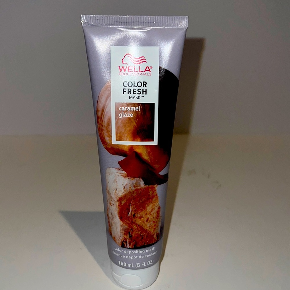 Wella professional color, fresh mask caramel glaze
